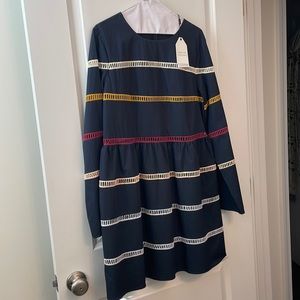 Brand new with tags long sleeve English Factory dress from Monkees. Size Large!!